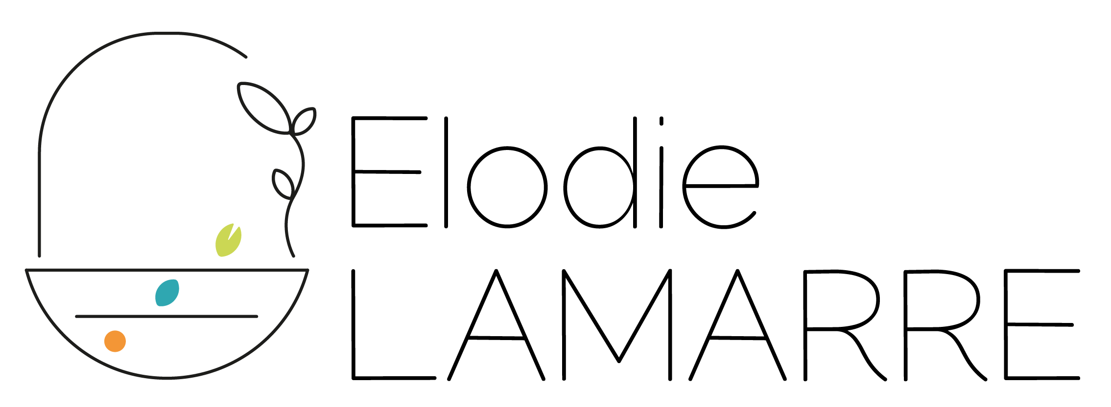 Logo Elodie Lamarre - couleur